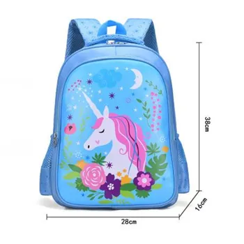 

New Cute Cartoon Unicorn Schoolbag for Girls Children School bag for Teenager Boys Orthopedic Princess Backpack Mochila Infantil