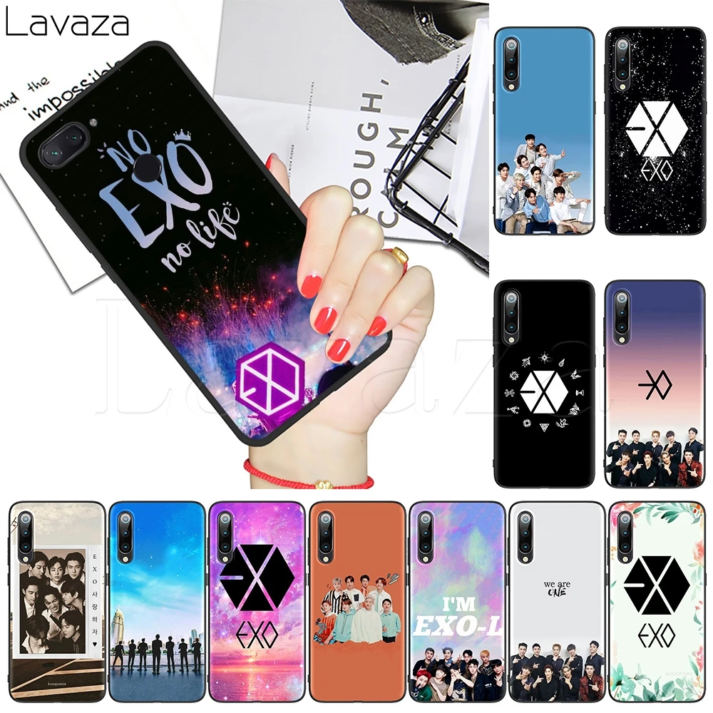 Мягкий чехол Lavaza EXO band k-pop kpop для Xiaomi MI MAX 2S 3 6 8 9T CC9E SE A1 A2 A3 F1 Note 10 Pro Lite | Мобильные