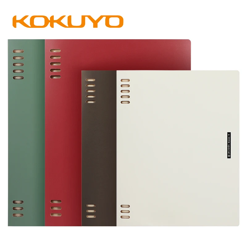 

1Pcs Japan KOKUYO One Meter New Pure Series Loose-leaf Book A5/B5 Index Eight-hole Removable Plastic Ring Cover FrostedNote book