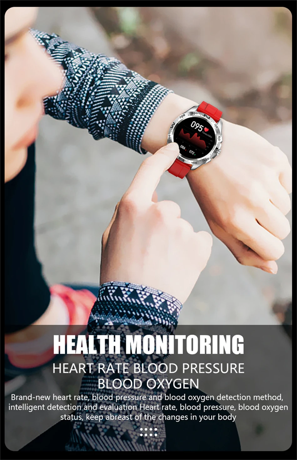 2022 New Bluetooth Call Smart Watch Men Sports Fitness Tracker Waterproof 1.32 Inch 360*360HD Pixel Display Men Smartwatches+Box