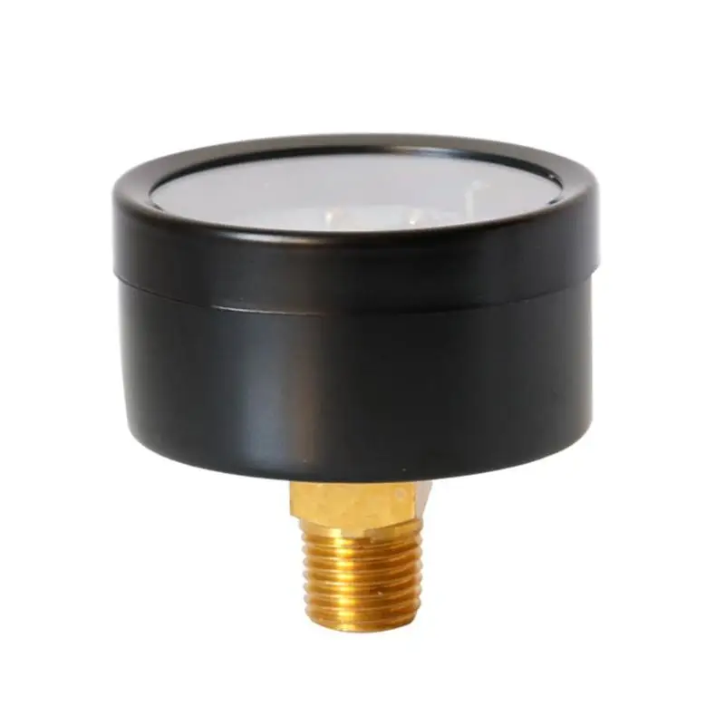 0-60psi 1/4 дюйма NPT Воздушный манометр воздушный компрессор с металлическим корпусом и Медь NPT Интерфейс гидравлическое масло Вода Давление датчик