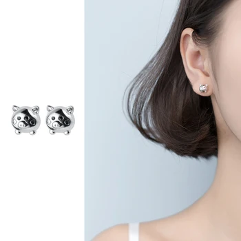 

Mocanie Lovely Mini Animal Litttle Pig Fashion Sterling Silver 925 Stud Earring for Women Korea Style Fine Jewelry Accessories