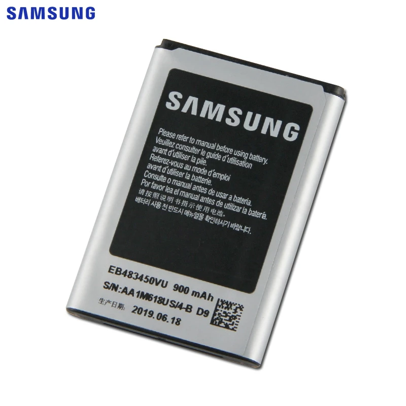 Оригинальная батарея samsung EB483450VU для samsung C3630 C3230 C5350 C3752 GT-C3630C GT-S5350 GT-C3230 GT-C3752 GT-C3528 900 мА-ч