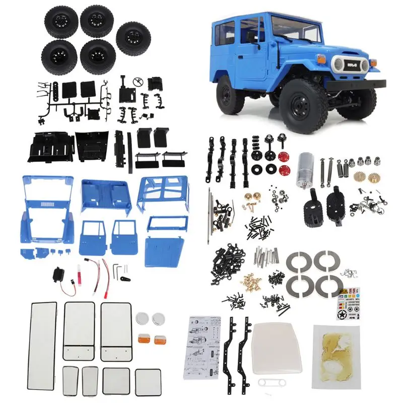 WPL C34 комплект версия металлический 1:16 FJ40 4WD Альпинизм внедорожник Грузовик дистанционное управление автомобиля DIY аксессуары