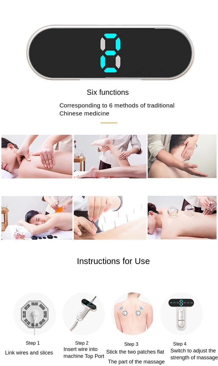 Terapia de Pulso Casa Inteligente Mini Massageador Cervical Massagem Adesivos Multi-função Corpo Acupuntura 15 Cheap Instrumento Da Massagem Da garganta