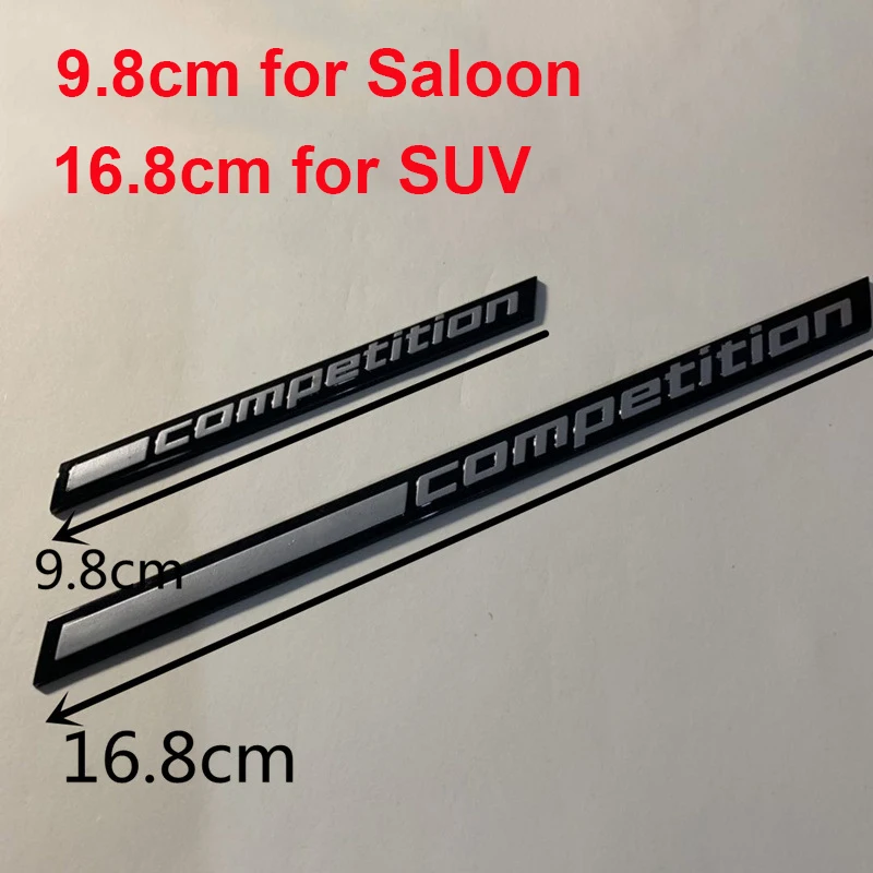 Brilhante da Competição Emblema para Bmw Etiqueta do Tronco do Carro Barra Preta Sublinhado Thunder Edition m1 m2 m3 m4 m5 m6 m7 m8 X3m X4m X5m X6m 2 para bmw thunder edition m1 m2 m3