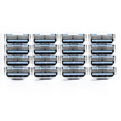 16pcs/pack Quality Grade AAA+ Brand Men Face Shaving Razor Blades Mache 3 Razor Blades For Men Standard For RU&Euro&US