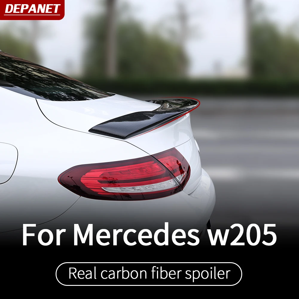 Спойлер из углеродного волокна для Mercedes C w205 amg coupe mercedes углеродное волокно/c class