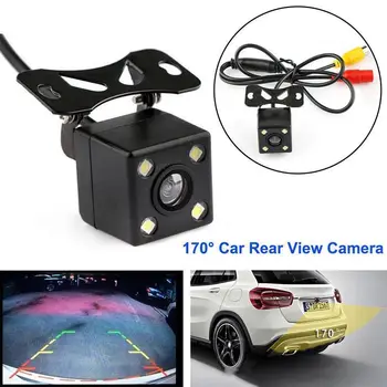 

Car Rear View Camera Universal 12 LED Night Vision Backup Parking Reverse Camera Waterproof 170 Wide Angle HD Color Image Camera