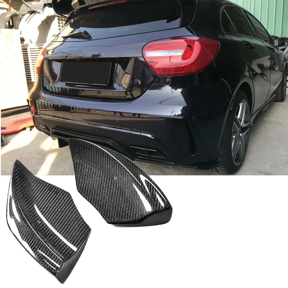 Диффузор заднего бампера сплиттеры Canards для Mercedes-Benz класс W176 A180 A200 A250 A45 AMG 2013- углеродное волокно/FRP m178