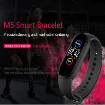 

M5 Waterproof Smart Bracelet Bluetooth Call Music Play Fitness Tracker Smart Watch Monitor Smart Band Pedometer Smart Wristband