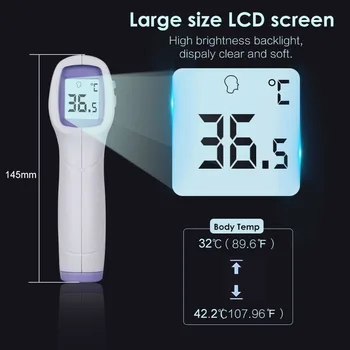

Infrared Forehead Body Thermometer Gun Non-contact Temperature Measurement Device Baby/Adult Digital Thermometer
