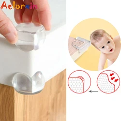 Protection d'angle de Table en Silicone Transparent pour enfant, 8 pièces/lot, Protection d'angle, pour la sécurité des bébés 