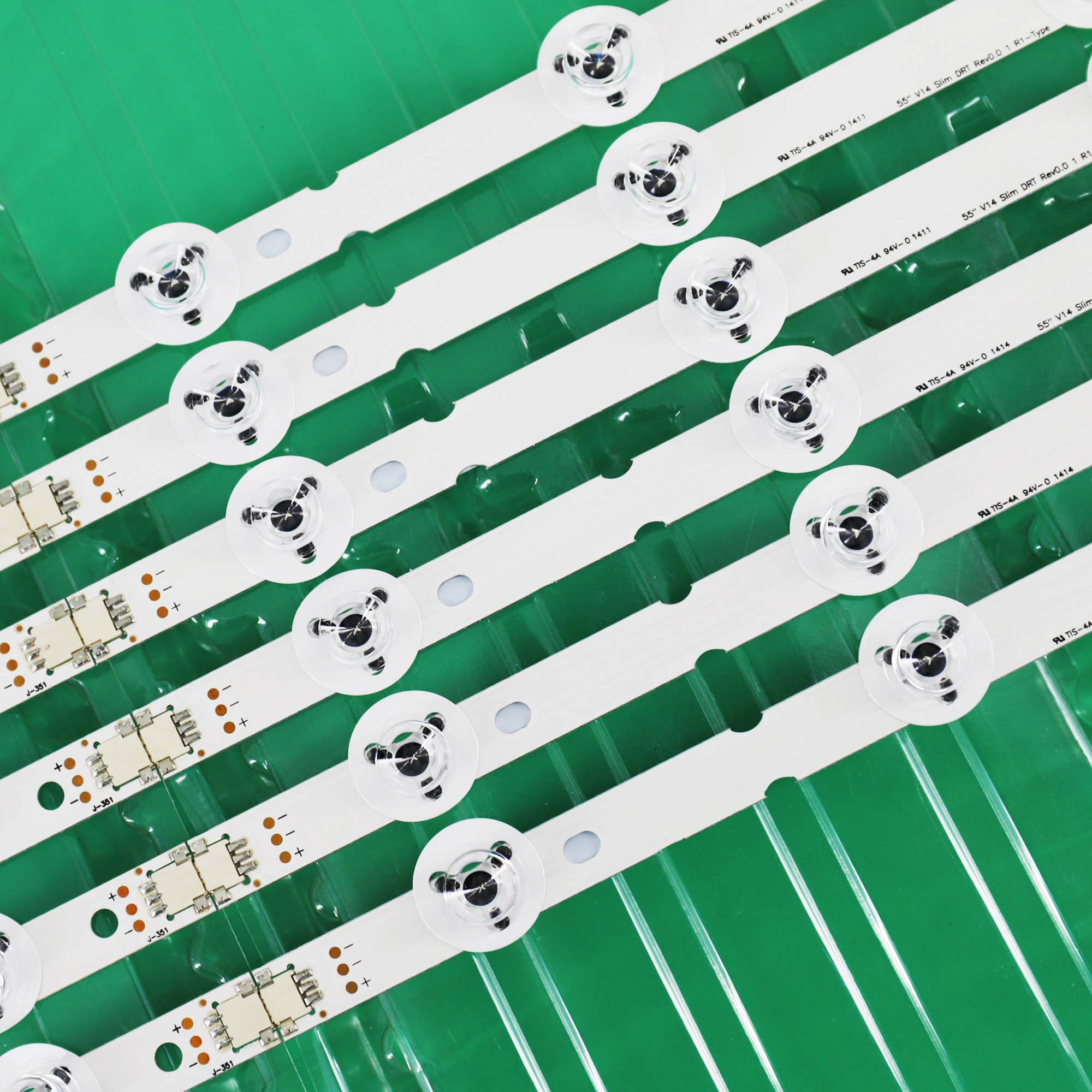 Tira Led 12 Pcs para lg 55 55lb671v 55lb673v 55lb675v 55lb677v 55lb679v 55lb690v 55lb700v 55lb720v 55lb730v 55lb7200 55lb670v - Imagem 4