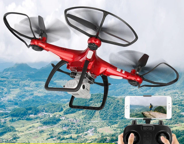 

Large Drone HD Camera Quadcopter Children's Toys Durable Altitude Hold RC Helicopter Headless Mode Long Battery Life