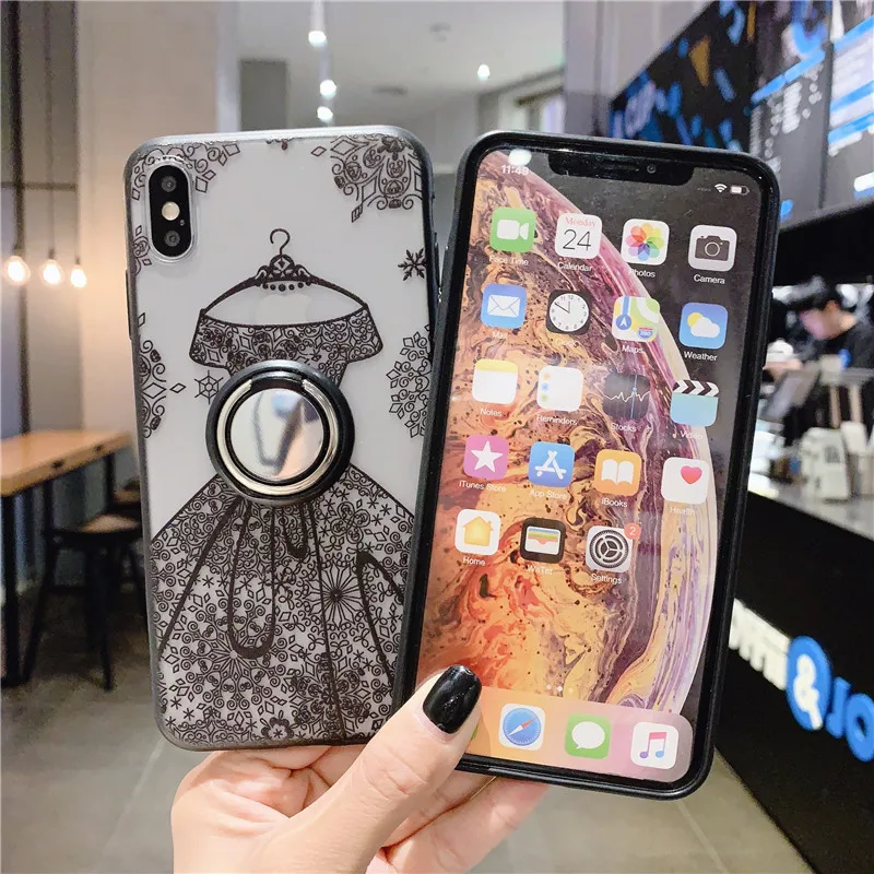 

Cases For Huawei Honor Mate 10 10i 20 Pro Lite P Smart Plus 2019 Y6 2018 Nova 2i Sexy Lace Border Vintage Floral Wedding Dress