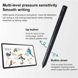 Caneta de precisão ativa 2 + para lenovo xiaoxin almofada pro tab p11 stylus aes 2.0 wgp pressão sensível à tela de toque capacitivo lápis