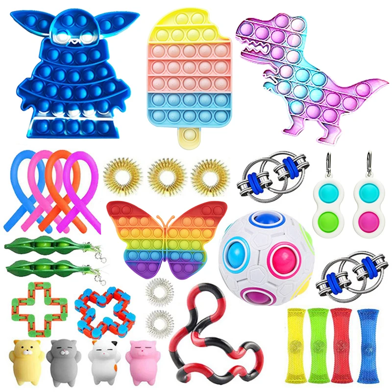 Fidget Juguetes | Juguetes Fidget | Fidget juguetes juguete antiestrés de alivio para los adultos chica niños sensorial de alivio de estrés juguetes Anti estrés