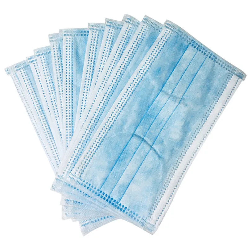 

Health Care 50pcs Disposable 3-Layers Of Protection Mask Full Filtering Dust Anti-dust Civilian Masks