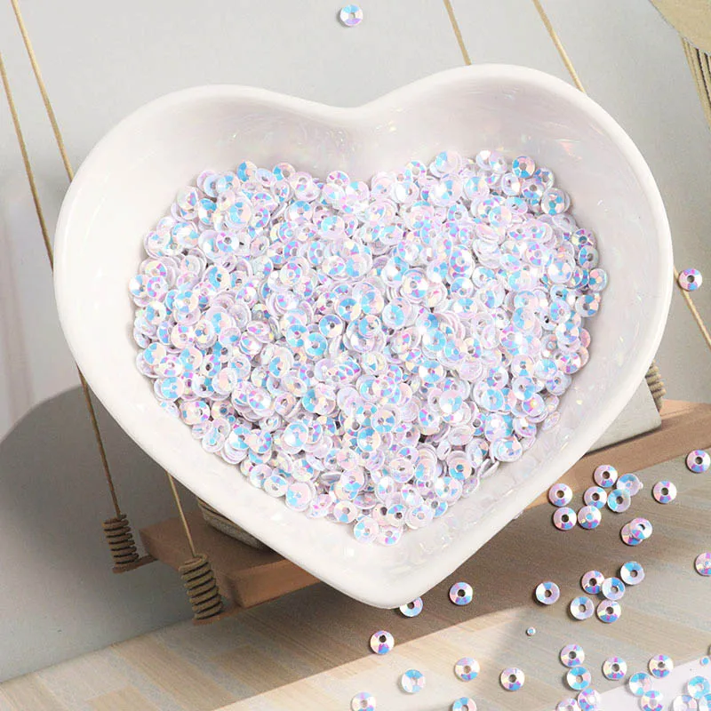 Sequins For Crafts Sequin Embroidery Accessories Sequin Sewing Accessories Sequins Accessories Sequins Jewelry Accessories 3mm gold light concave PVC bulk sequins clothing accessories DIY material 10 grams about 3000 pieces