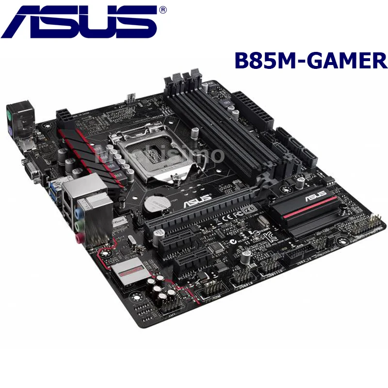 LGA 1150 Asus B85M-GAMER DDR3 LGA 1150 B85 рабочего Материнская плата 32 Гб USB2.0 USB3.0 для I3 I5 I7 Процессор материнская плата 32 Гб