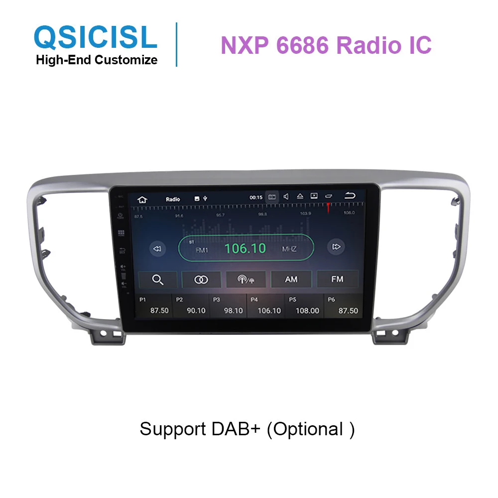 Android 9,0 ips 2.5D " автомобильный dvd мультимедийный плеер для Kia Sportage головное устройство 1 din радио мультимедиа стерео