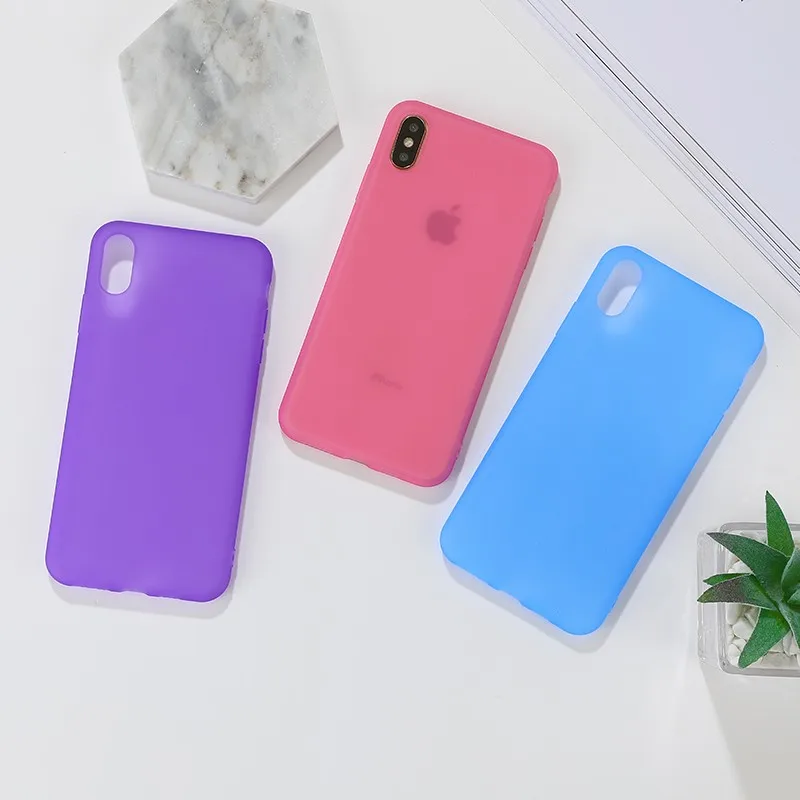 Effen Kleur Paar Telefoon Cover Case Voor Iphone X 11 12 Mini Pro Xs Max Xr 10 8 7 6 plus Se 4.7 Luxe Zachte Siliconen Coque Fundas