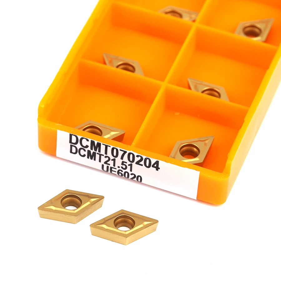 DCMT070204 DCMT070208 VP15TF UE6020 US735 carbide inserts Internal