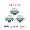 3pcs green clip