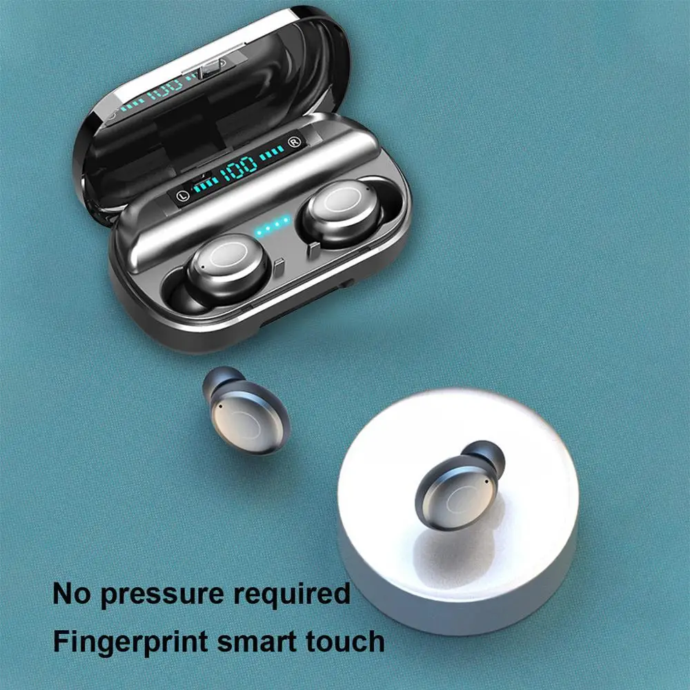 Sport Headset Bluetooth 5 0 Earbuds Stereo Headphones With Charging Case for Apple Samsung Huawei Stereo Wireless Earph