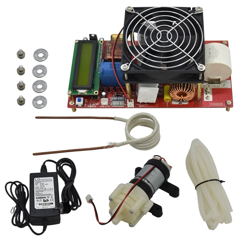 

2000W Induction Heating Heater Module Scm Control Circuit Board Flyback Driver Coil Eu Plug High Voltage