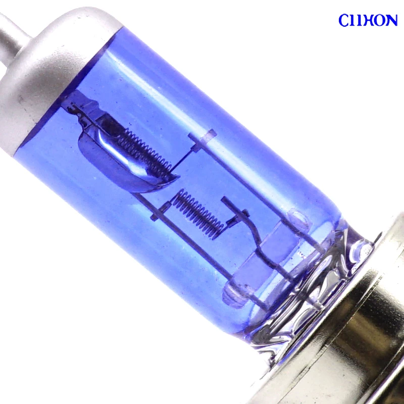 Ciihon 2x белый 5500K Янтарный 3000K Галогенные лампы H4 100W кварцевые стеклянные