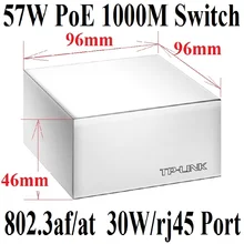 Max PoE 57 Вт 5 портов 4 PoE коммутатор 4 PoE порта питание ip-камеры, беспроводной AP, 4-портовый PoE коммутатор 1* uplink RJ45 мини гигабитный коммутатор
