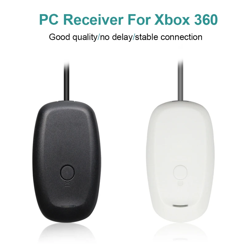 Для Xbox 360 геймпад пк адаптер Черный USB приемник Поддержка для беспроводного