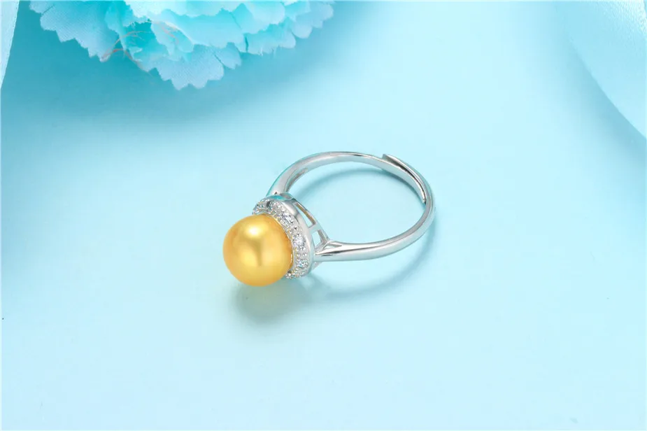 Dainashi кольцо из натурального пресноводного культивированного жемчуга, модное 925 пробы серебряное круглое циркониевое кольцо, хорошее ювелирное изделие, вечерние подарки