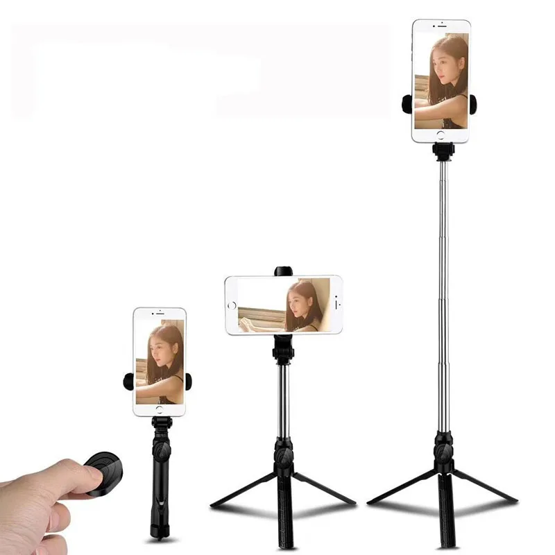 

phone Tripod Selfie Stick Portable Wireless Bluetooth Control Camera Shutter Bluetooth Handheld for Xiaomi Universal Smartphone