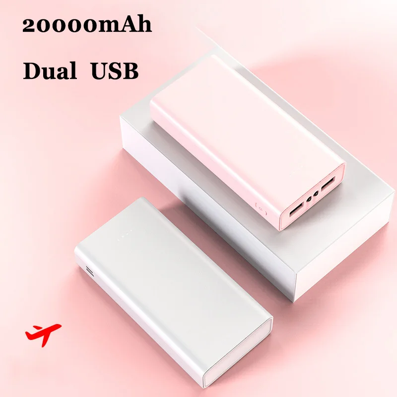 

QI 3.0 Power Bank 20000mah Dual USB Waterproof External Battery for Xiaomi Huawei Iphone XR Cargador Portatil Portable Battery