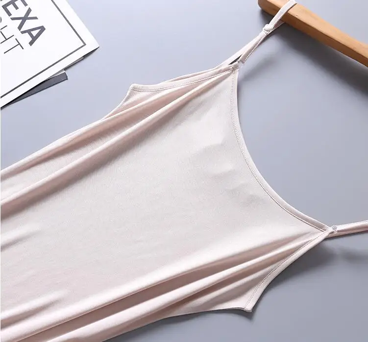 Women's 50% Silk 50% Viscose Stretchy Lace Full Slip Sleepwear Chemise Adjustable Strap XS321