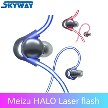 Meizu HALO лазерная вспышка Bluetooth гарнитура в ухо спортивные наушники для бега с микрофоном магнитные наушники для Meizu 16T