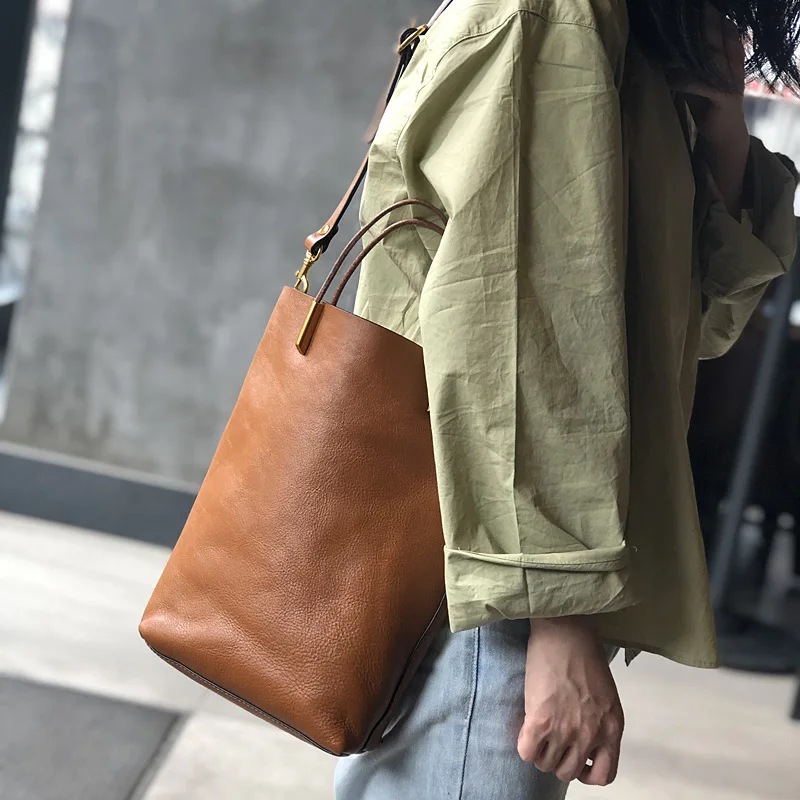 Spring street leather handbag