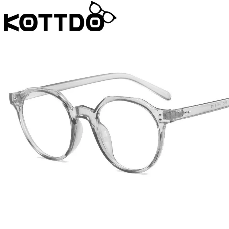 KOTTDO, классические круглые очки, оправа для женщин, Ретро стиль, анти-синий светильник, оправа для очков для мужчин, близорукость, оправа для очков
