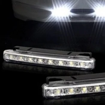 

External Daytime Running Auto Fog Styling Waterproof Super Bright 8LED Universal Auxiliary Replacement Part Car Light
