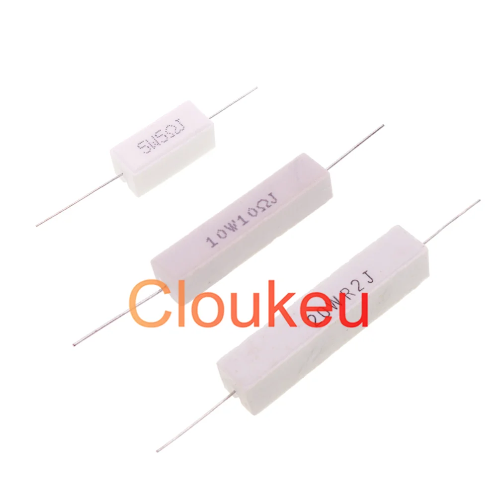 RX27 QSP 5W 10W 20W 5% Cement resistance 0.05R 0.1R 0.15R 0.22R 0.25R 0.33R 0.39R 0.47R 0.5R 0.56R 0.6R 0.68R 0.75R 0.82R ohm |