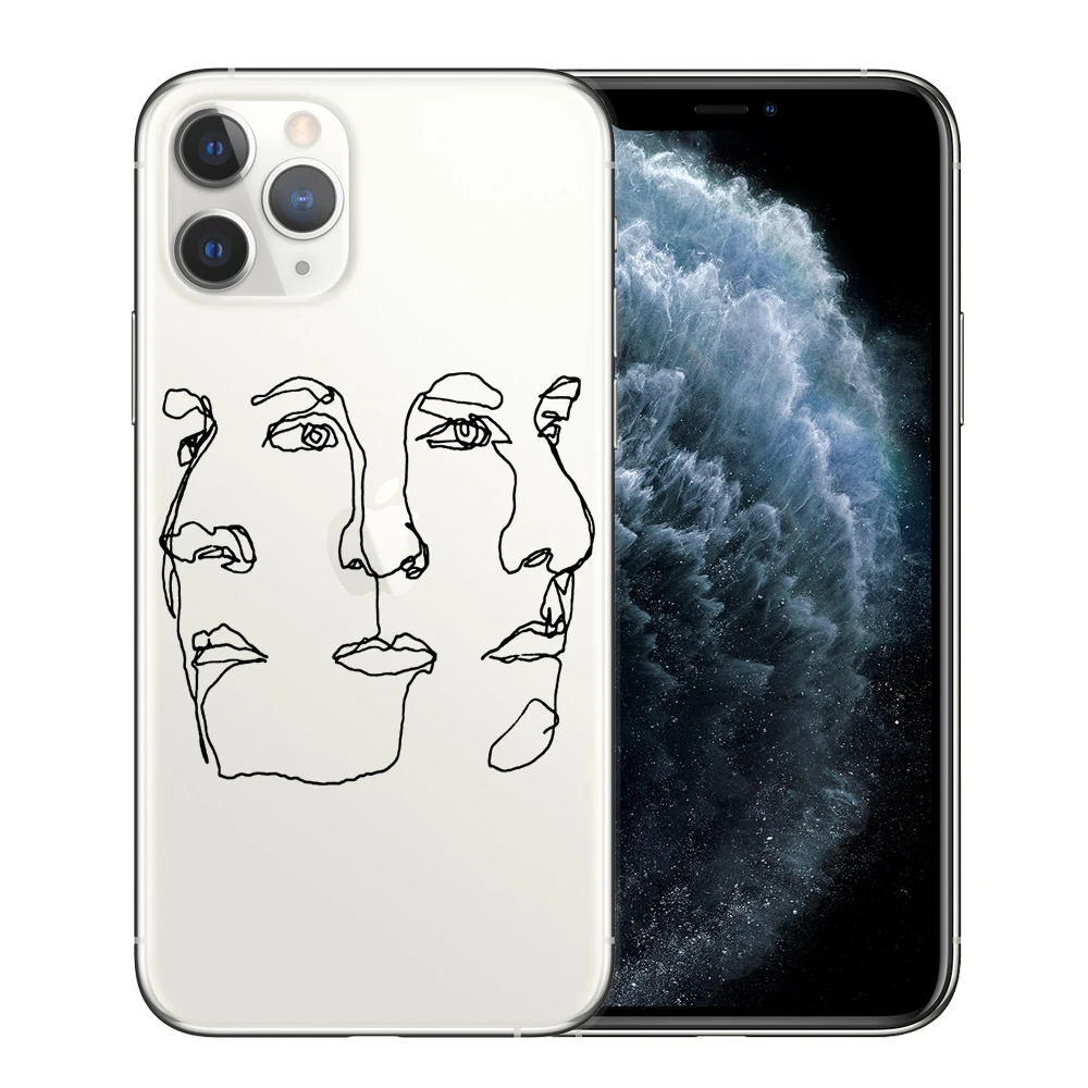 Мягкий чехол из ТПУ для iPhone 11 Pro Max X XR Xs 6 6s 7 8 Plus|Бамперы| |