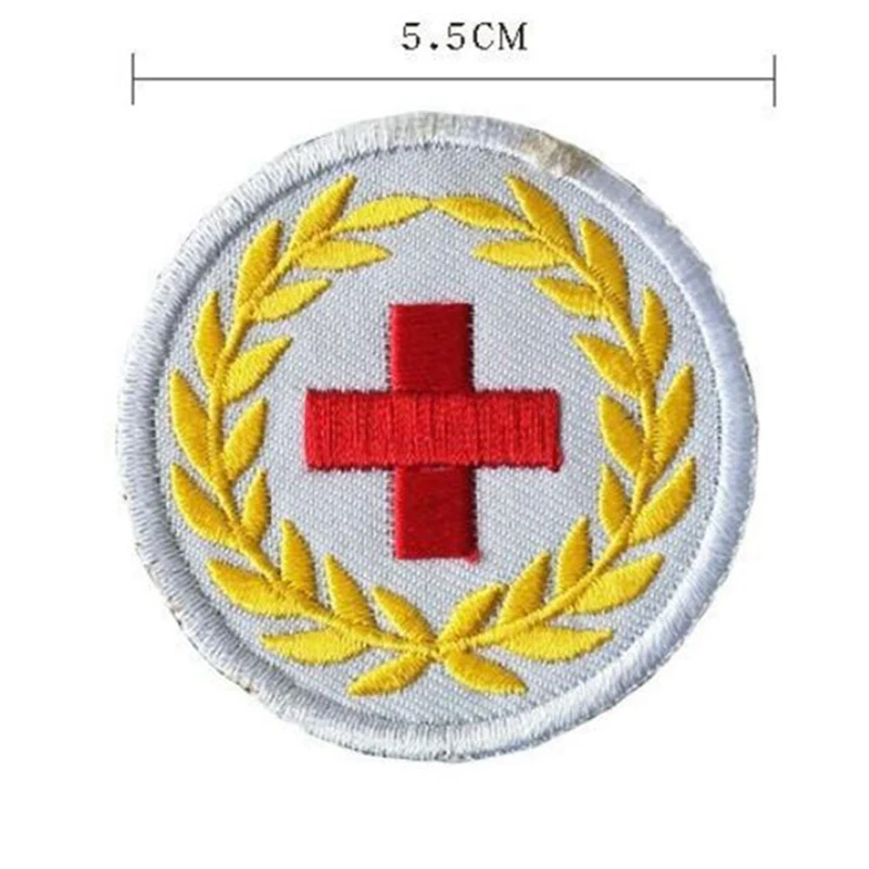 Вышитая медная Вышивка крестом патч тактическая декоративная заплатка значок аппликации Военная армейская нарукавная повязка одежда