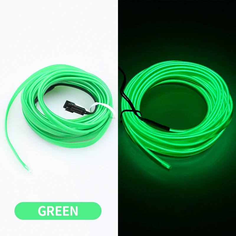 5in1 6in1 Neon Led Auto Innenraum Umgebungslicht USB Zigarette El Wiring  Flexible Led Streifen Atmosphäre Dekorative Lampe für Auto