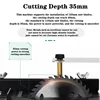 12-24V 200W Table Saw Mini Desktop Electric Saw Cutter Speed Angle Adjustable Cutter for Wood Plastic Acrylic 5