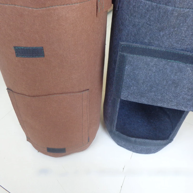 2X10 галлонов выращивание картофеля мешок питомника томатное растение DIY картофеля посадки ведро Войлок выращивать цветок выращивать горшок войлочные пакеты для рассады