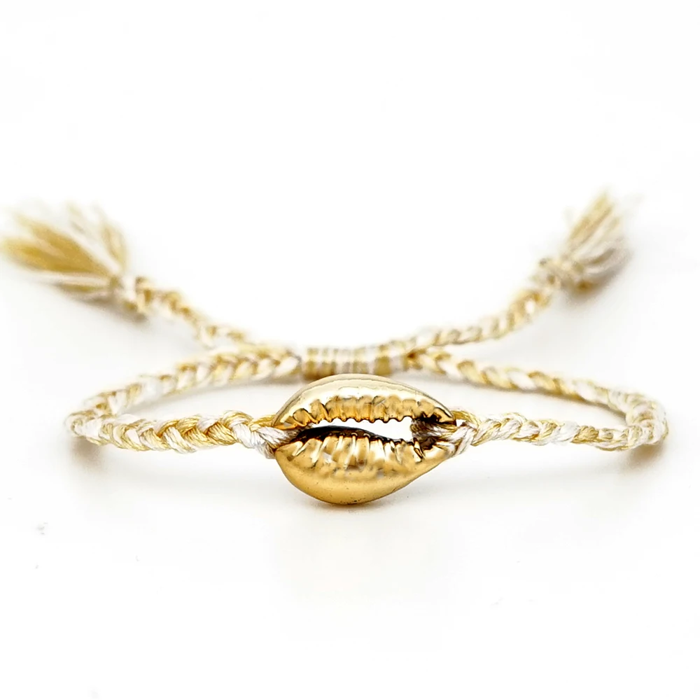 

Go2boho Shell Bracelet Summer Beach Jewelry Bohemian Tassel Bracelets Women Handmade Woven Pulseras Mujer Moda 2020 New Bileklik