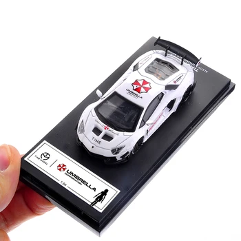 

Time Model 1:64 Lambo Aventador LP700-4 2.0 Umbrella Diecast Model Car